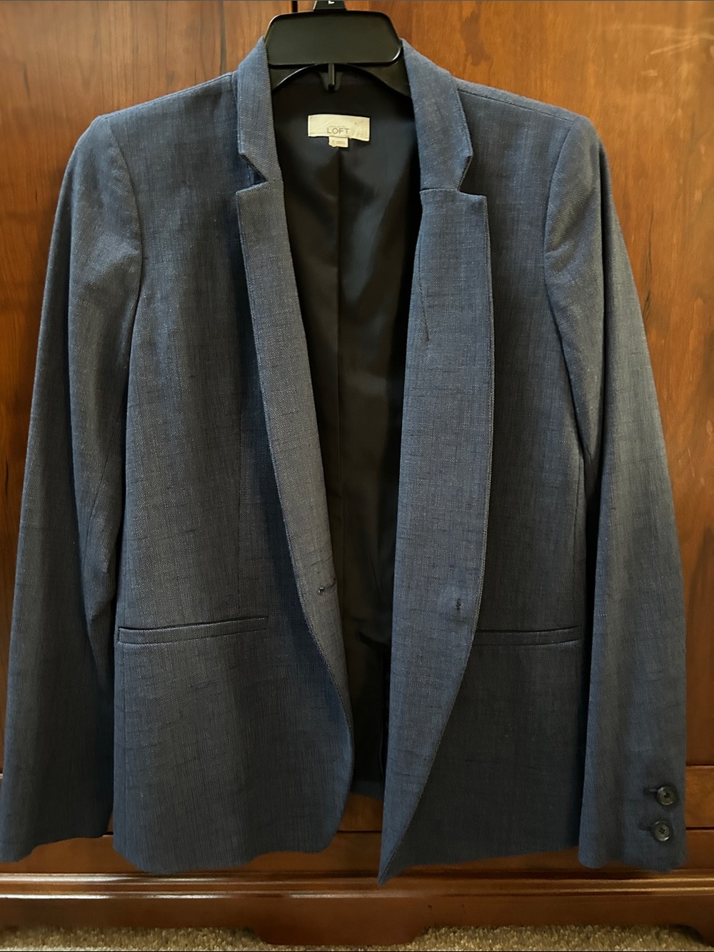 LOFT Women’s  Medium Blue Tailored Blazer Sz 2